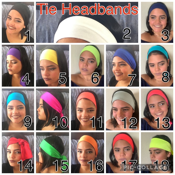 Glitter Tie Headband - Banda