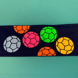 Glitter Tie Headband - 5 Soccer